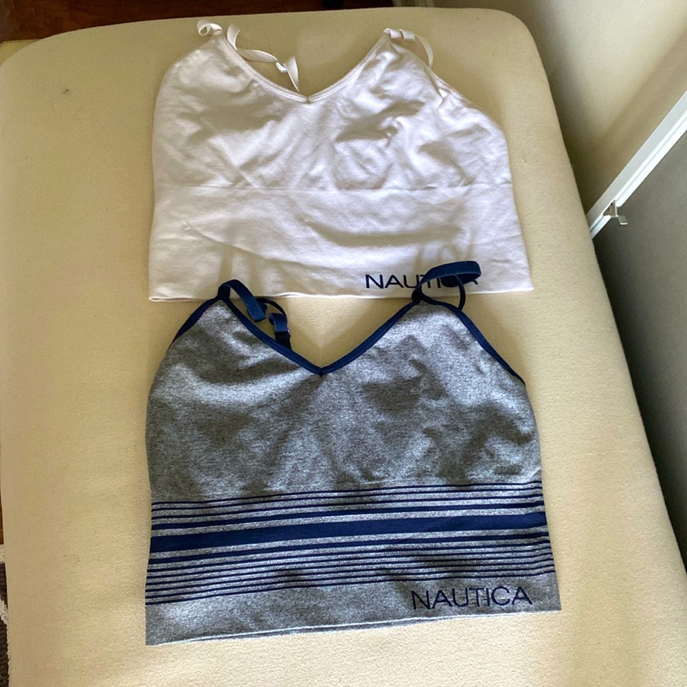 2 Nautica tank bralettes.